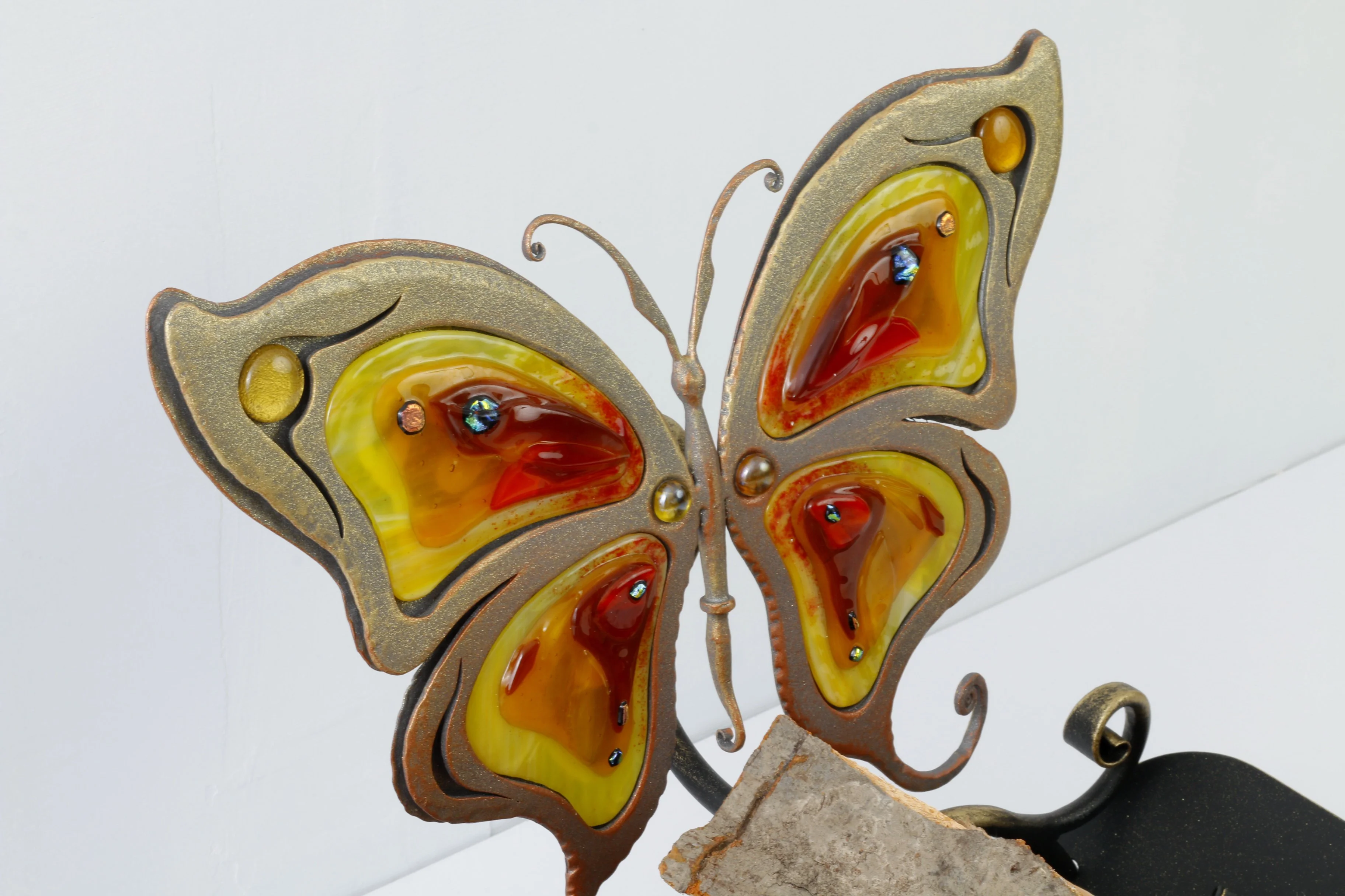 Rzeźba Kuta Motyl - Szkło Fusing