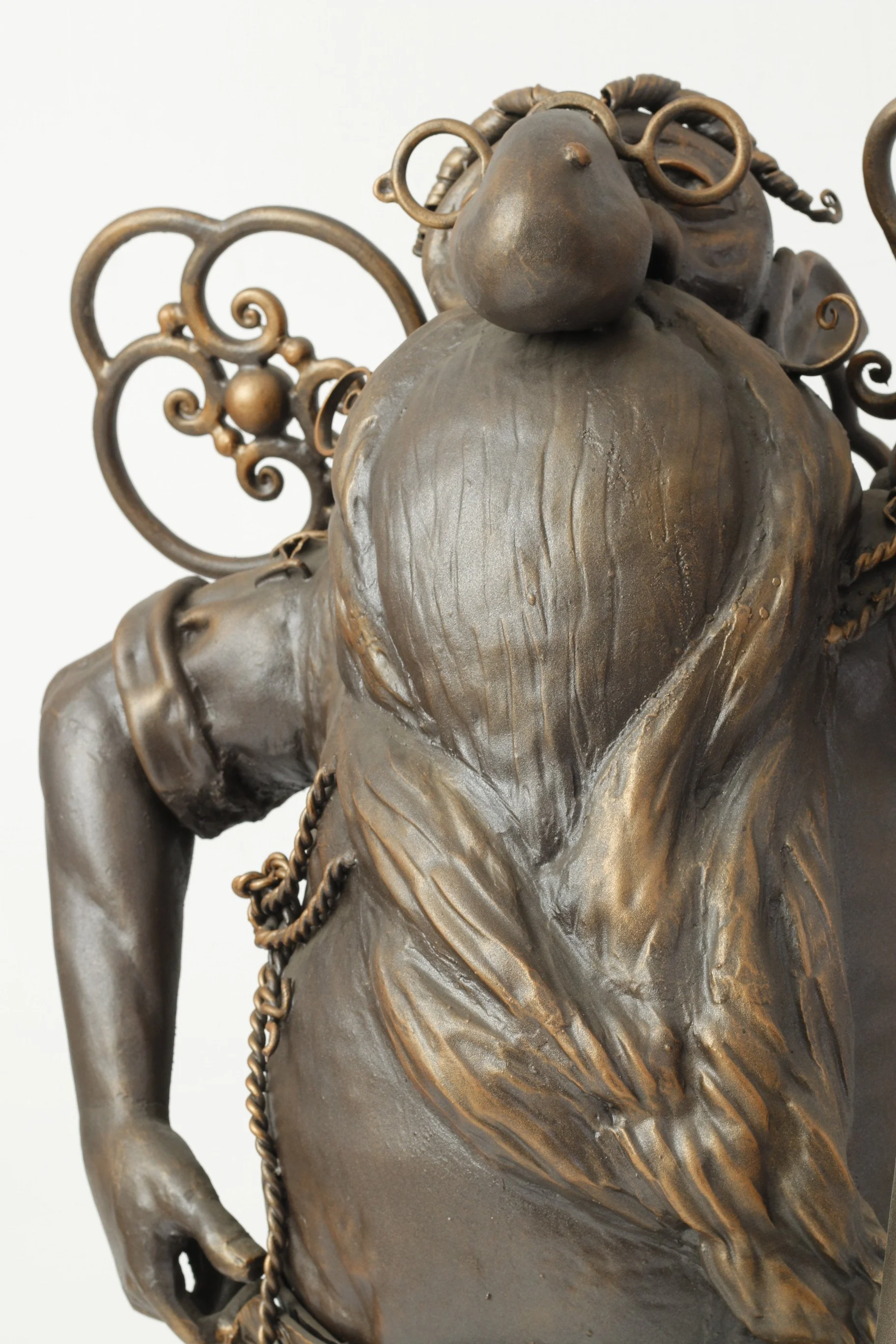 Rzeźba ogrodowa kuta 'Krasnal' - wyroby-kute.pl