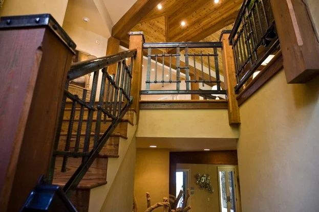 Schody Drewniane - Balustrada Rustykalna