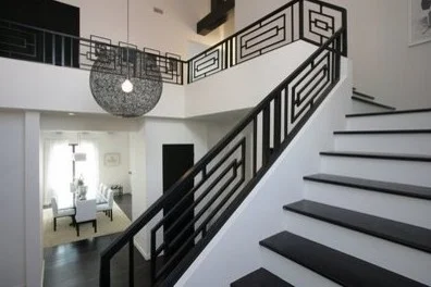 Schody Wewnętrzne - Balustrada Geometryczna