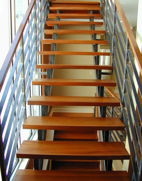 Schody Wewnętrzne - Drewno na Stali