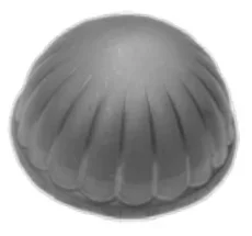 Stalowy kwiat kuty 14.450 fi 85mm