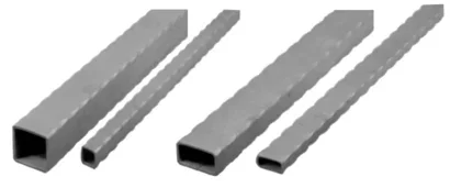 Stalowy profil 12.243  fi 20x20 mm grawerowany