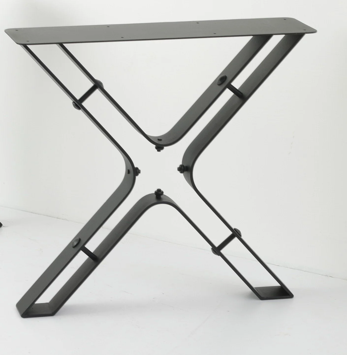 Stelaż Stołu Loft X - Industrialna Podstawa Czarny Mat