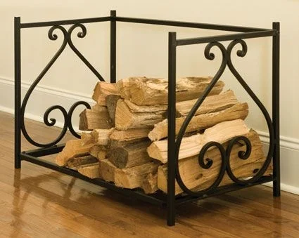 Stojak na drewno z bokami 'Serce'