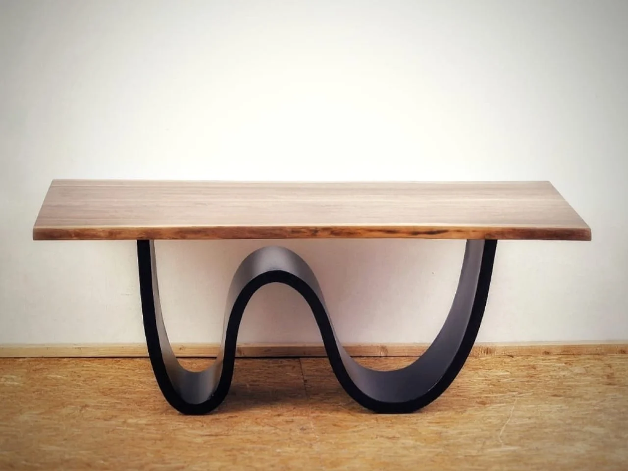 Stół loftowy - Blat naturalny i podstawa X