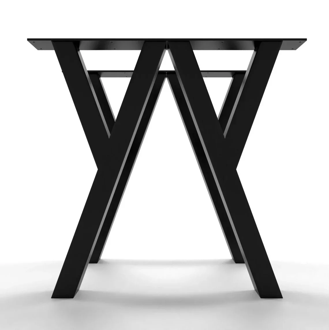 Stół Loftowy - Nogi Y i Blat Dębowy