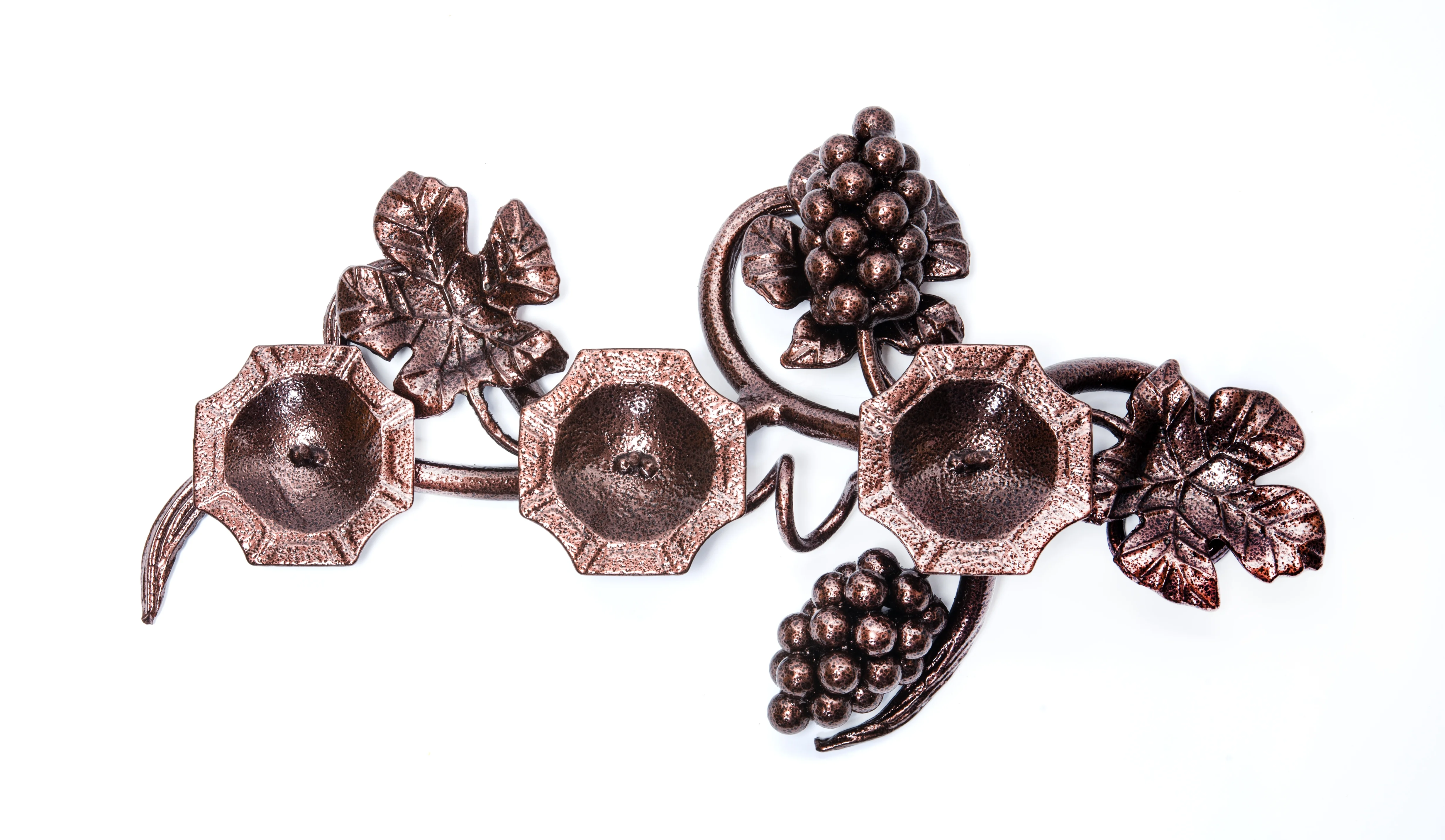 Świecznik kuty winogrona - widok z góry