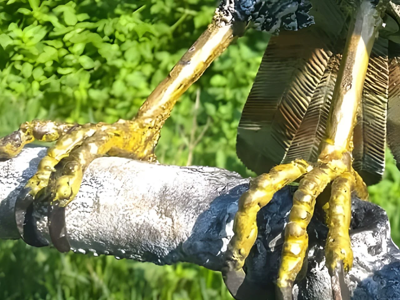 Szpony jastrzębia - Detal kucia artystycznego