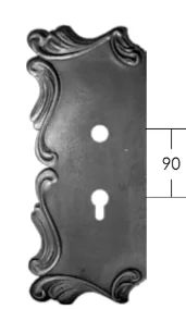 Szyld Drzwiowy Kuty 'Fala' Pełny Prawy