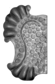 Szyld Drzwiowy Kuty Pełny - Bez Otworów - Element Ozdobny