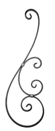 Tralka kuta ozdobna 20x5 mm 730x235 mm  04.025