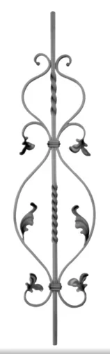 Tralka Prosta Ozdobna 12x12 mm 900x230 mm 07.019 900