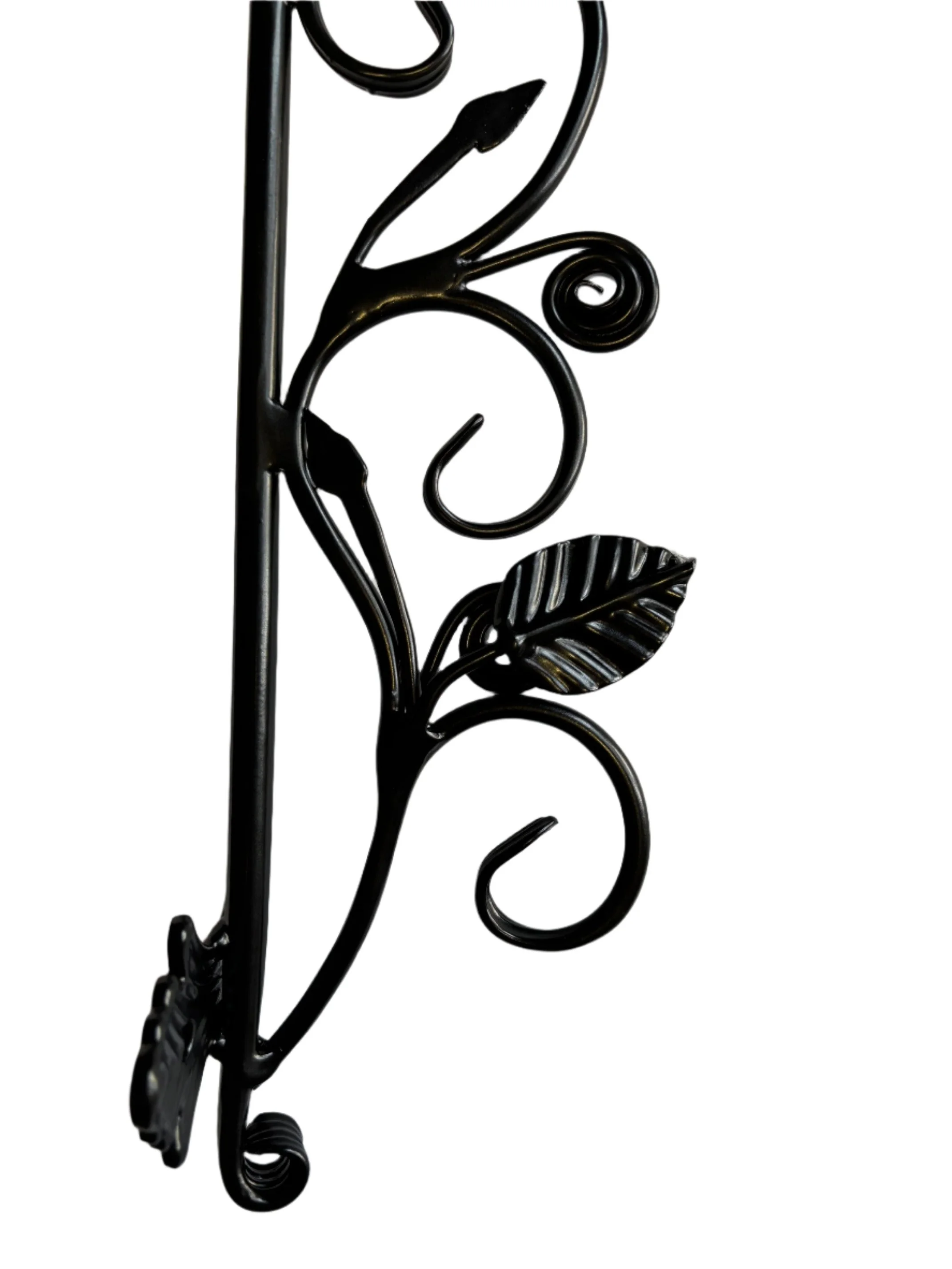 Uchwyt kuty na kwiaty - Roślinny wzór