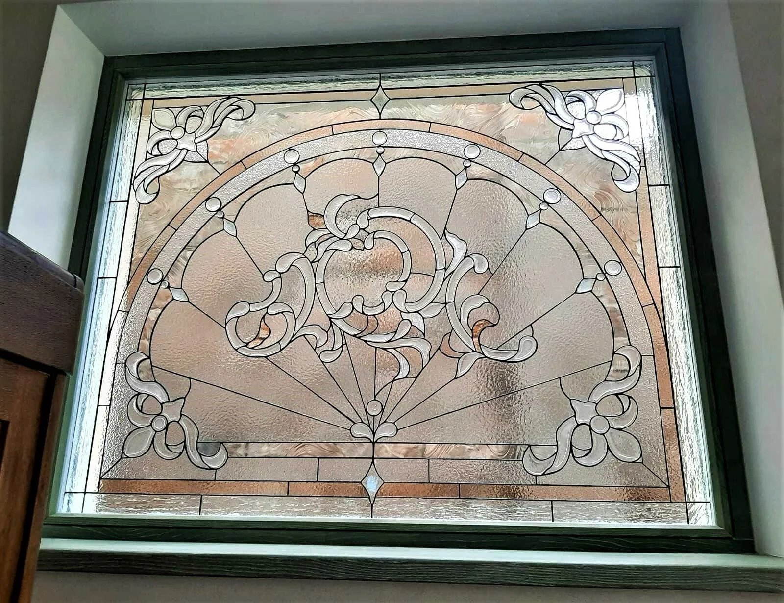 Półkolisty Witraż Okienny - Wachlarz