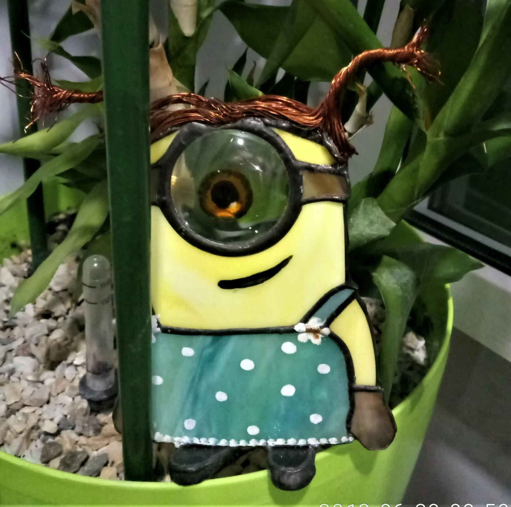 Witrażowa Figurka - Minionek (Wariant 2)