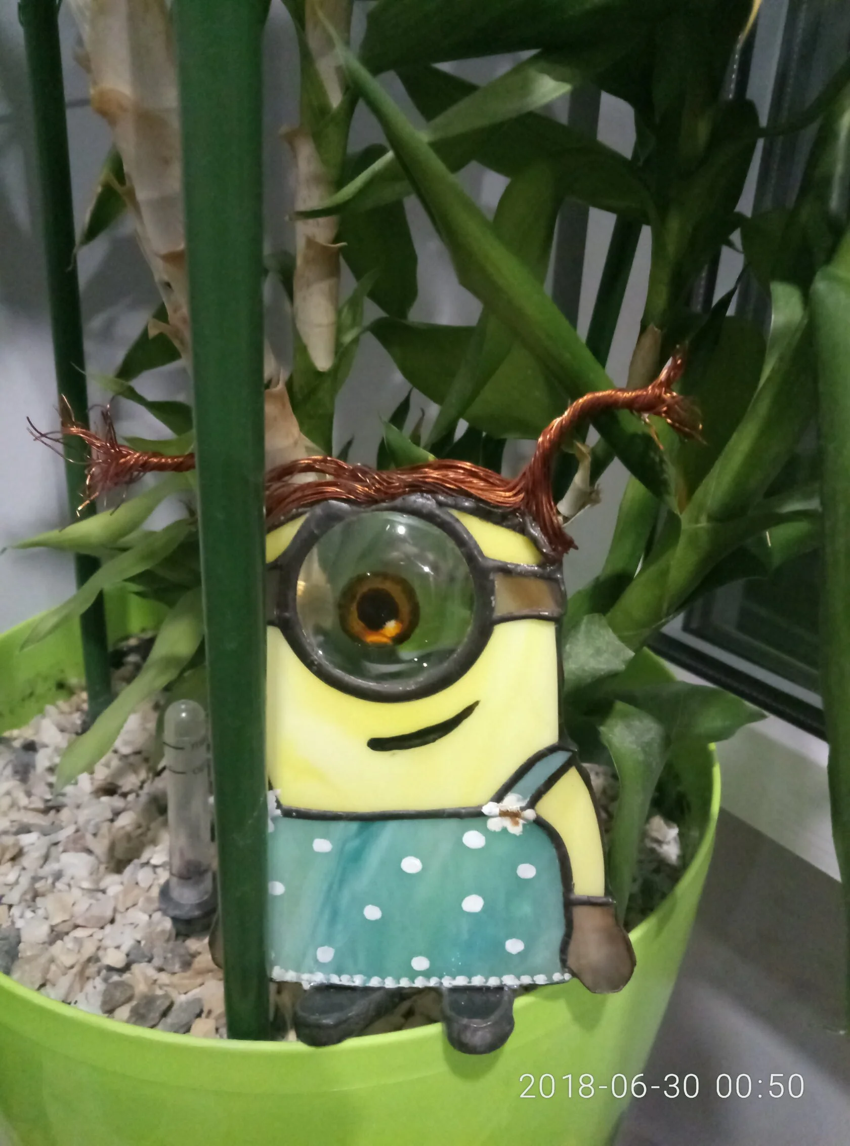 Witrażowa Figurka - Minionek (Wariant 3)