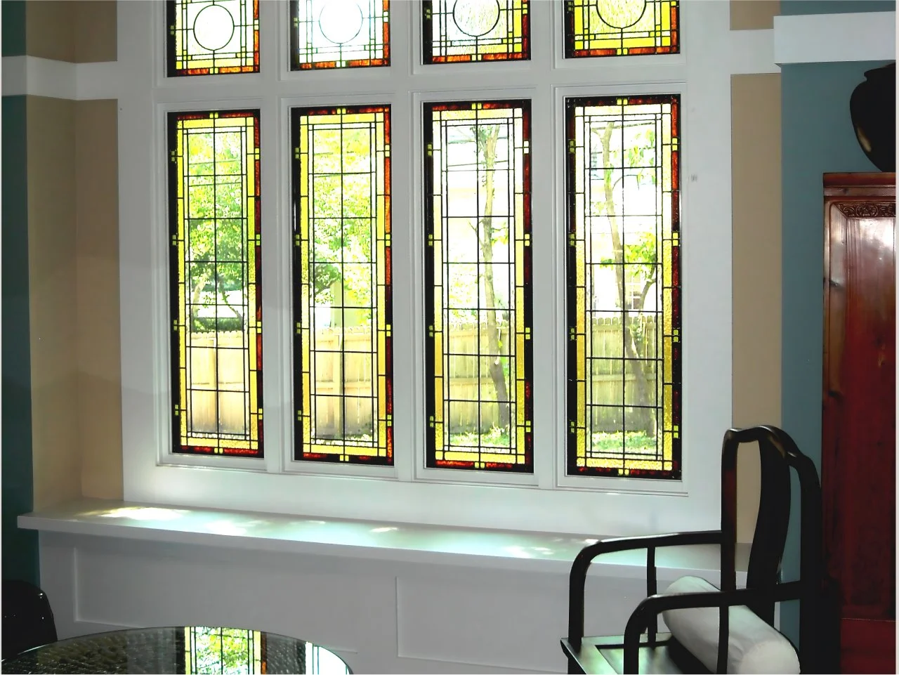 Witraż Okienny Modern Geometry