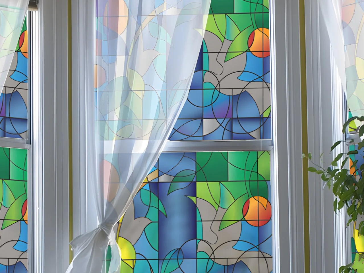 Witraż w Nowoczesnym Wnętrzu - Detal