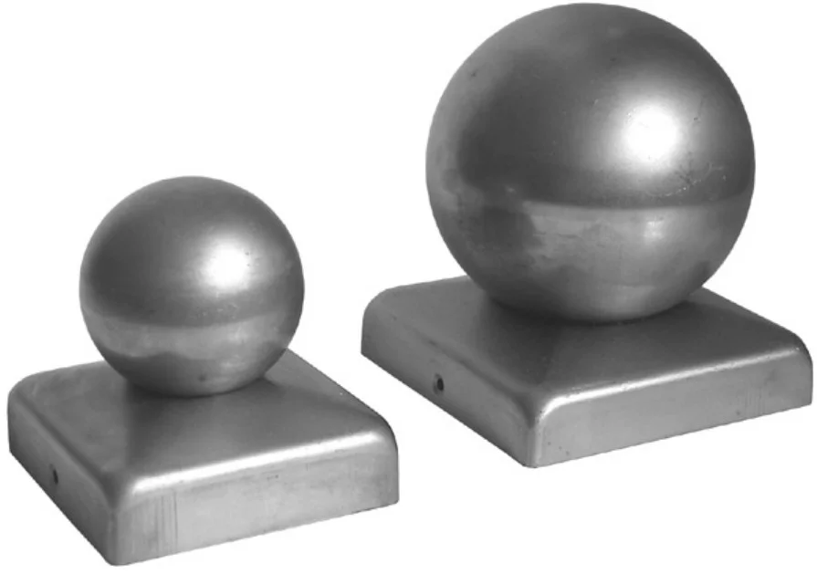 Zakończenie słupka kula na masce v19 1382