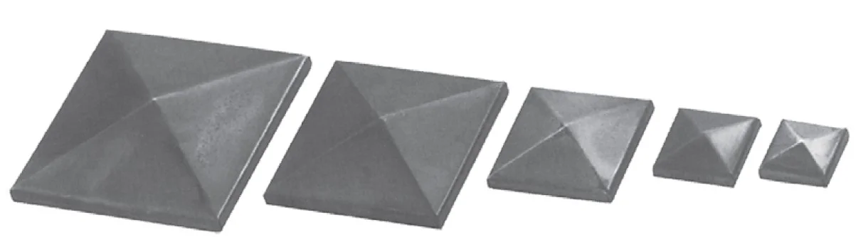 Zakończenie słupka kula na masce v22 1385