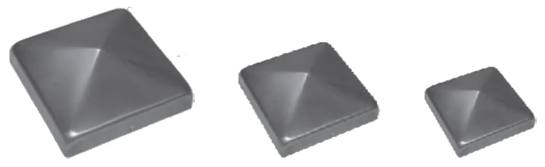 Zakończenie słupka kula na masce v36 1399