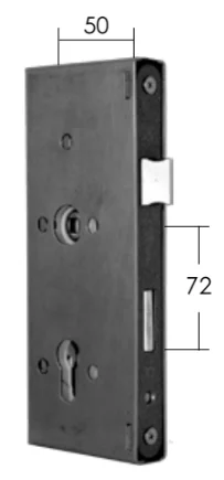Zamek Wpuszczany Szeroki 50/72