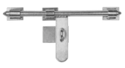 Zasuwa Bramowa Pozioma Chromowana (Nieduża)