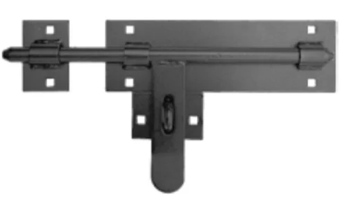 Zasuwa Bramowa Pozioma Długa (Czarna)