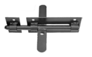 Zasuwa Bramowa Pozioma Średnia (Czarna)