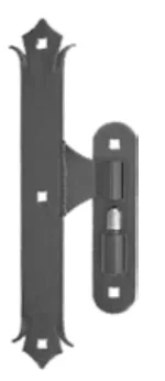 Zawias Kątowy Lewy Ozdobny (Pionowy)