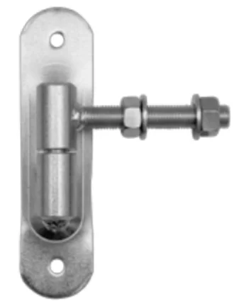 Zawias Regulowany Łożyskowany M16 Szyld Owalny Pionowy