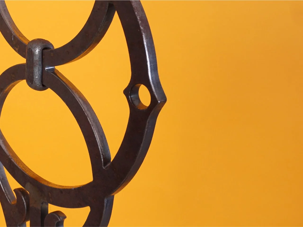 Zbliżenie - Detal secesyjny (kowalstwo precyzyjne)