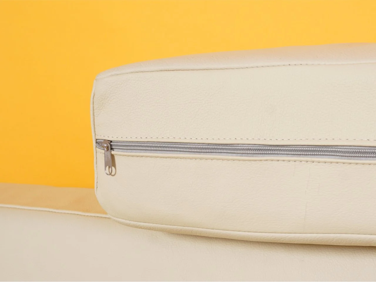 Zbliżenie tapicerka skórzana - Detal