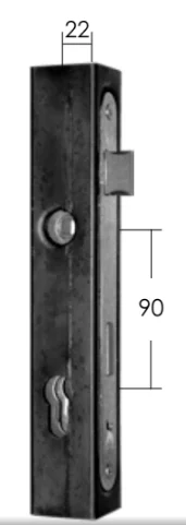 Zestaw Puszka + Zamek 22/90
