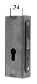 Zestaw Puszka + Zamek 34mm (Wariant 2)