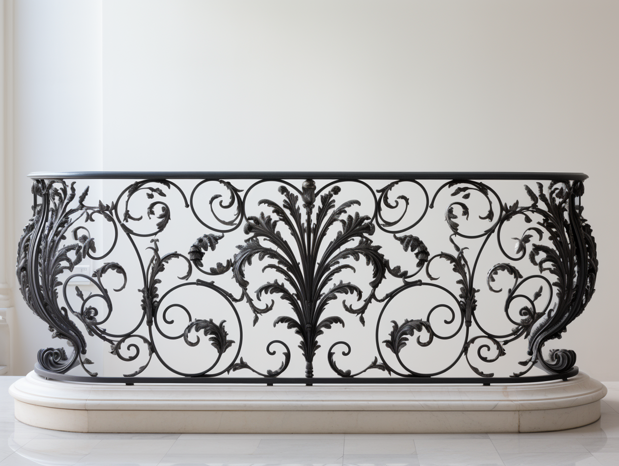 Balustrada dekoracyjna barokowa na balkon, taras, schody.