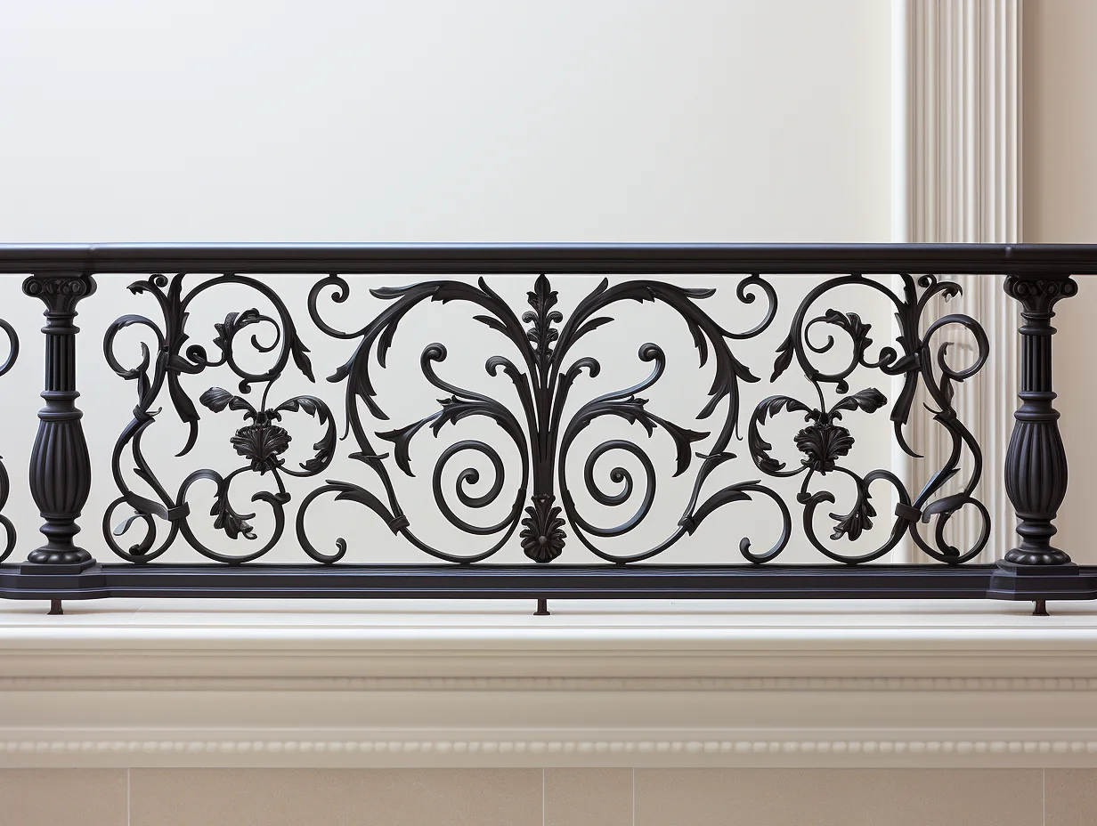 Balustrada kuta na balkon, taras, schody. Kowalstwo artystyczne