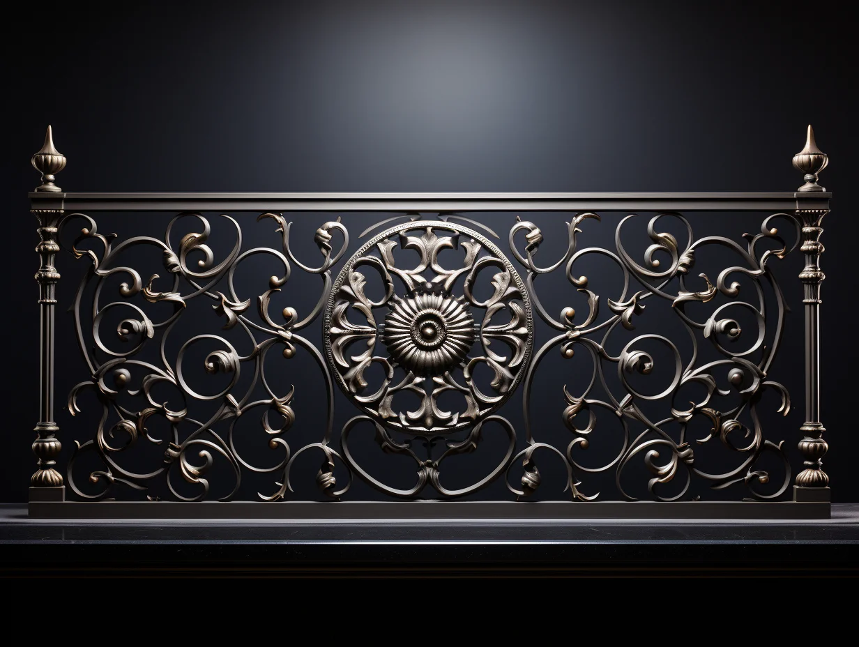 Balustrada ozdobna barokowa na balkon, taras, schody.