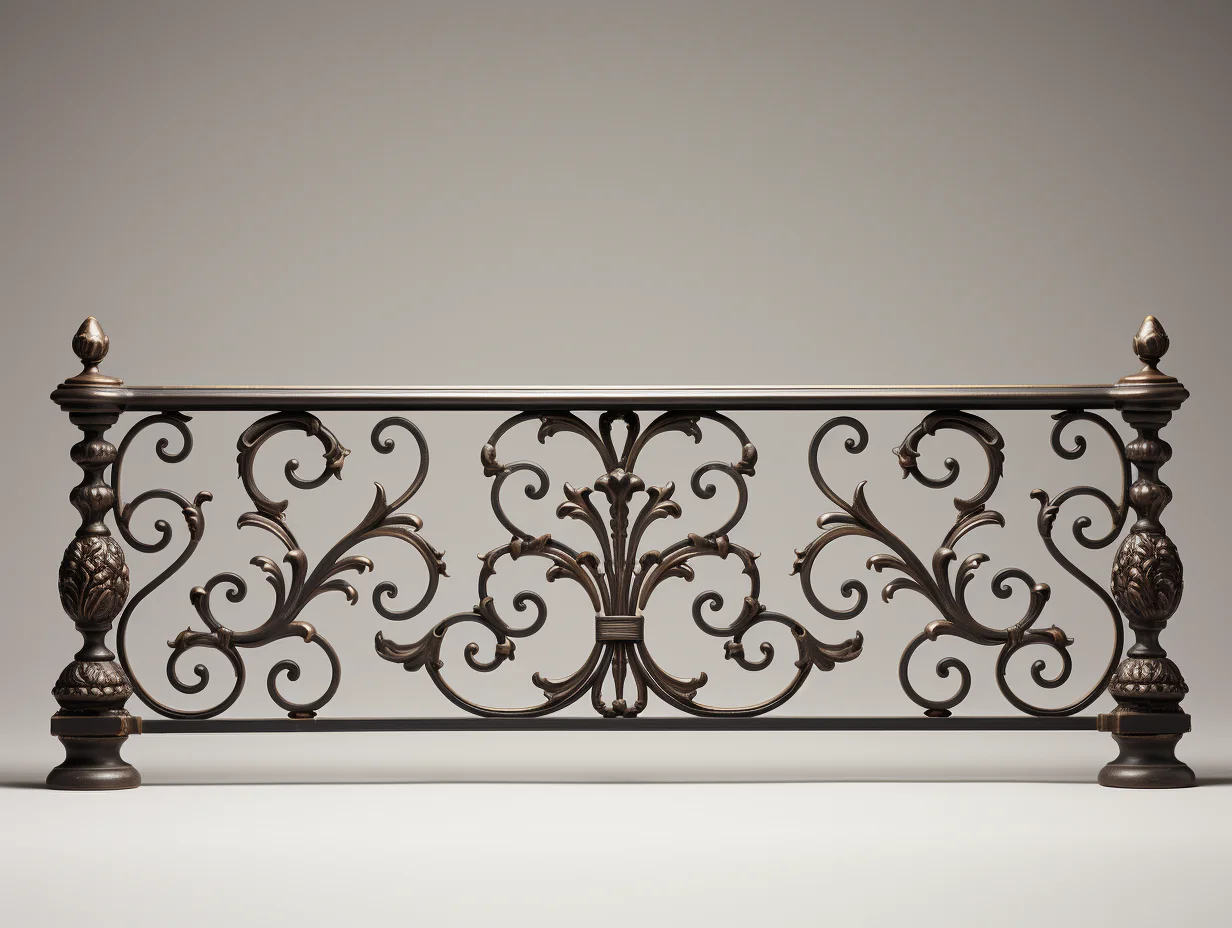 Balustrada ozdobna na balkon, taras, schody. Kowalstwo artystyczne