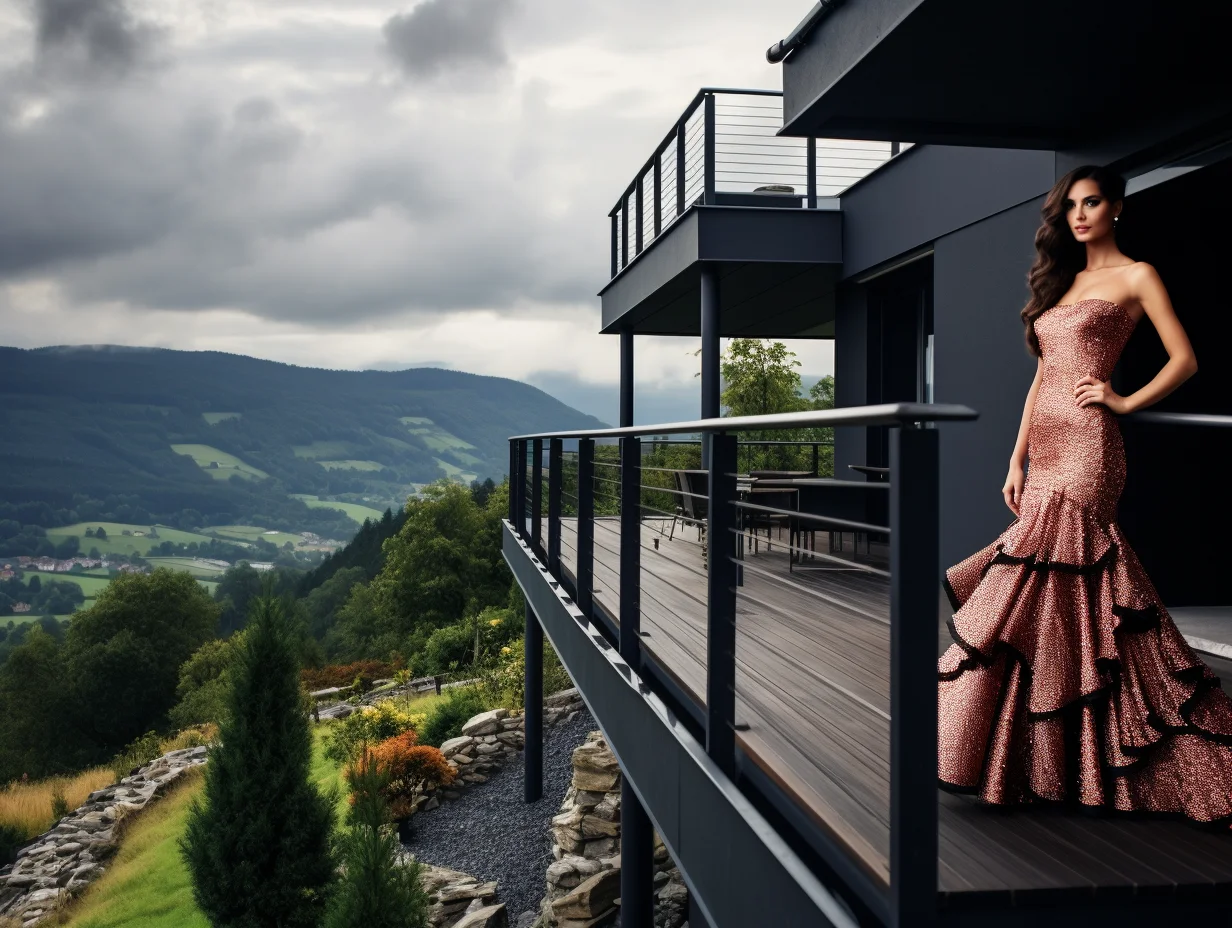 Nowoczesna balustrada tarasowa ze stali - oszczędna i wytrzymała