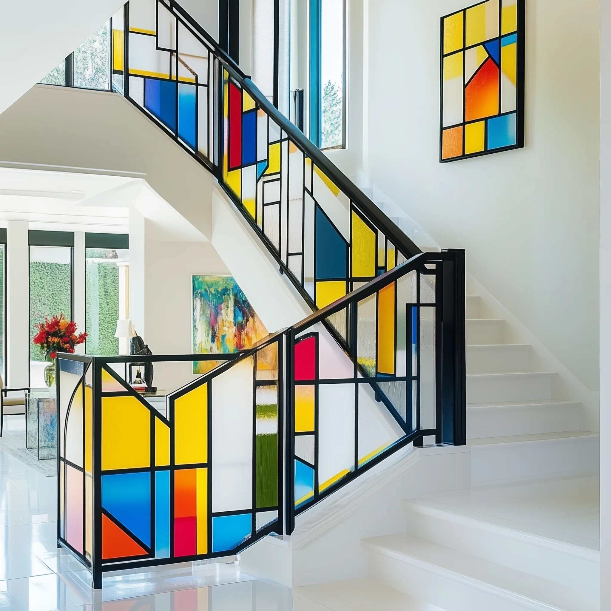 Balustrady w stylu De Stijl