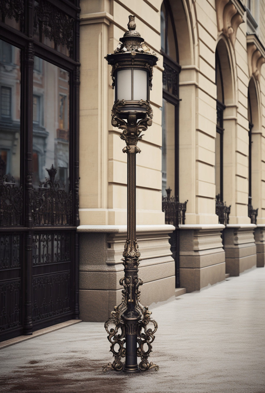 "Biezrząd" - Latarnia kuta, stalowa