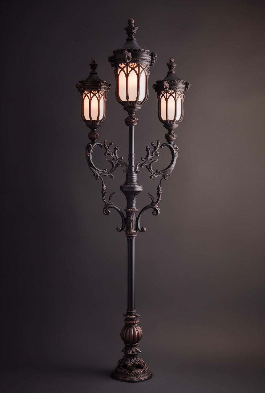 "Bochwał" - Latarnia uliczna, metaloplastyka na wymiar.