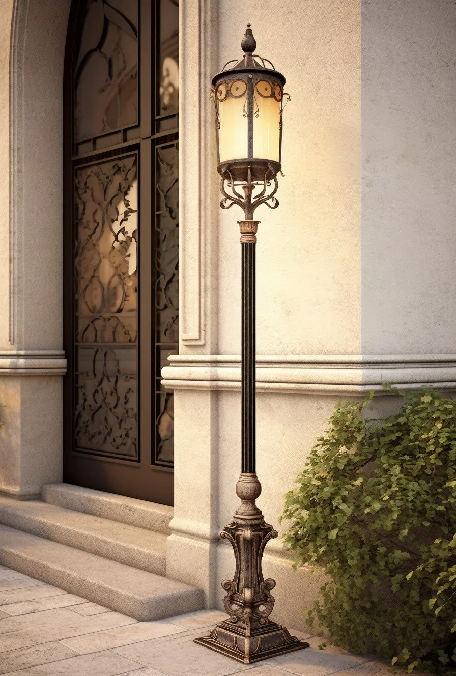 "Bodzepor" - Latarnia metalowa, kuta na wymiar.