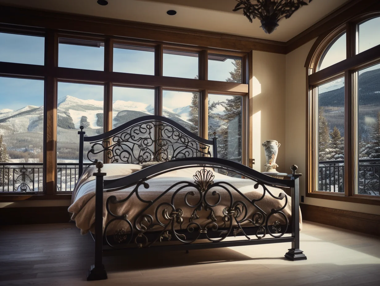 "Bogmiła" - eleganckie łóżko kute ze stali