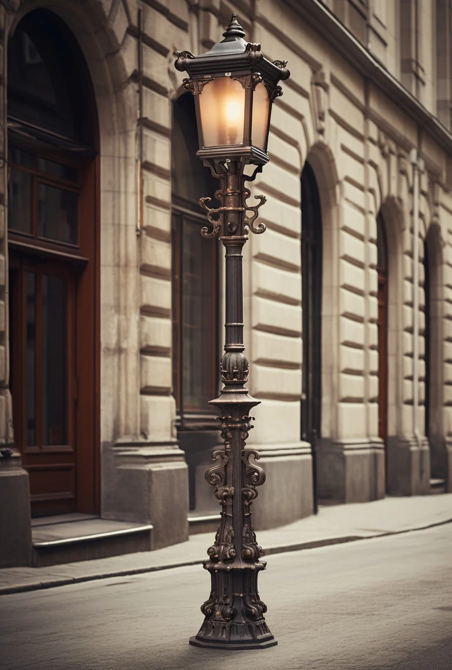 "Bogudar" - Latarnia uliczna, kowalstwo artystyczne kute na wymiar.