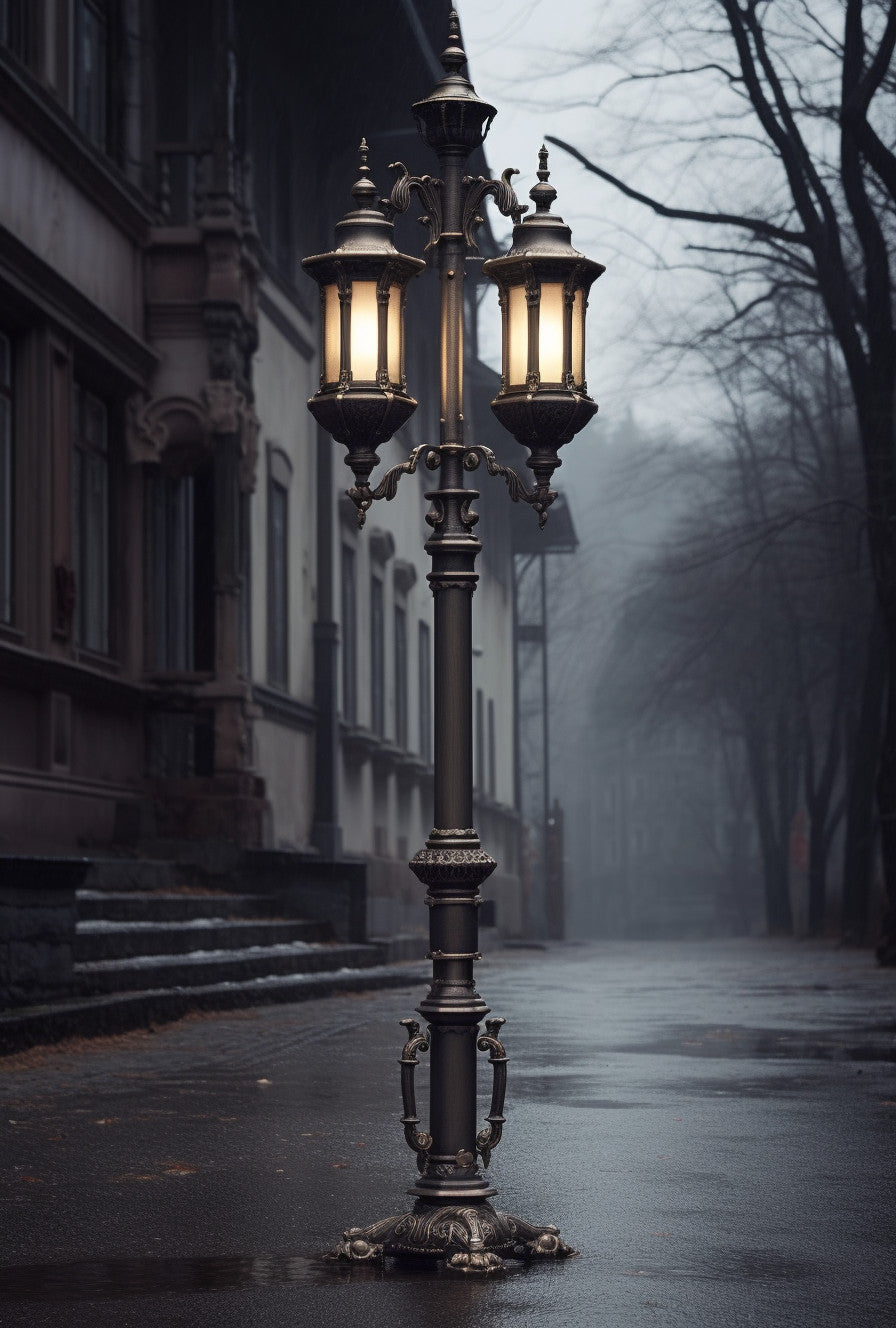 "Bogwiedz" - Latarnia uliczna, kowalstwo artystyczne pod wymiar.