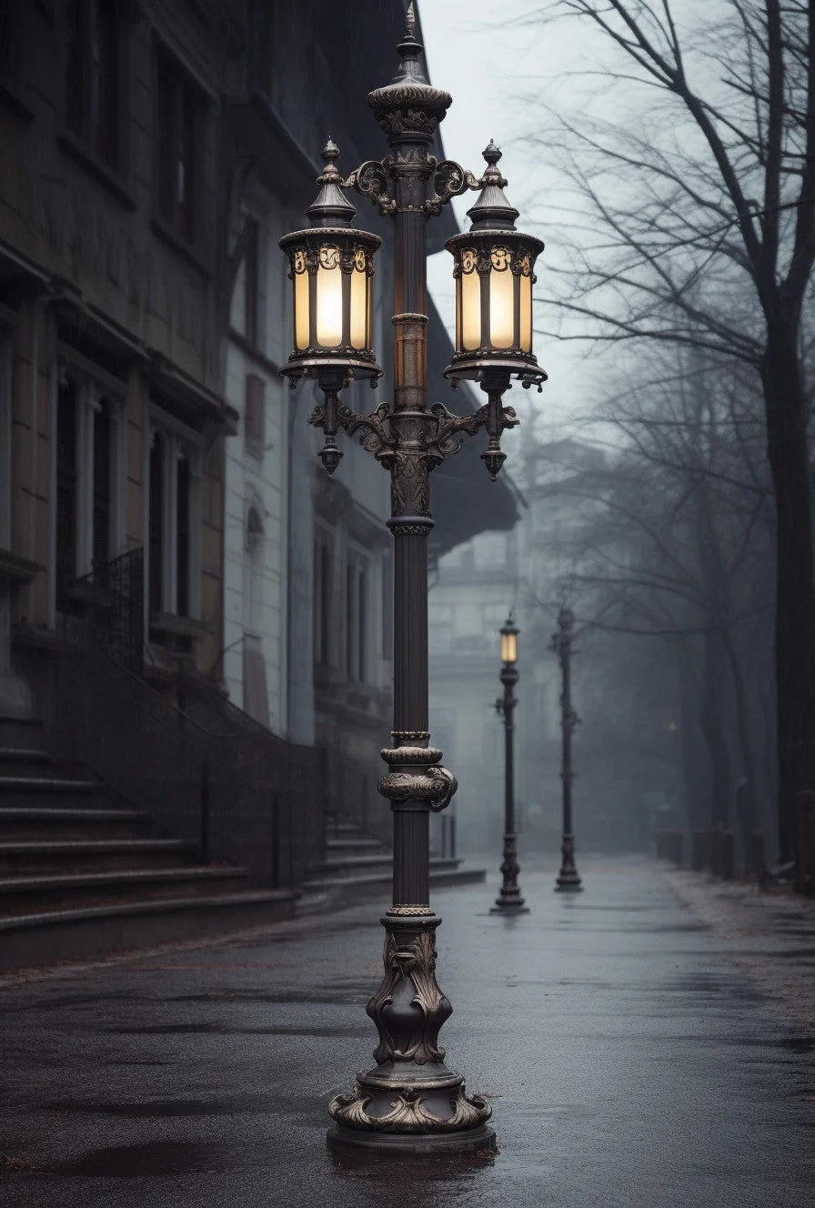 "Borzywoj" - Latarnia uliczna na wymiar. Kowalstwo artystyczne.