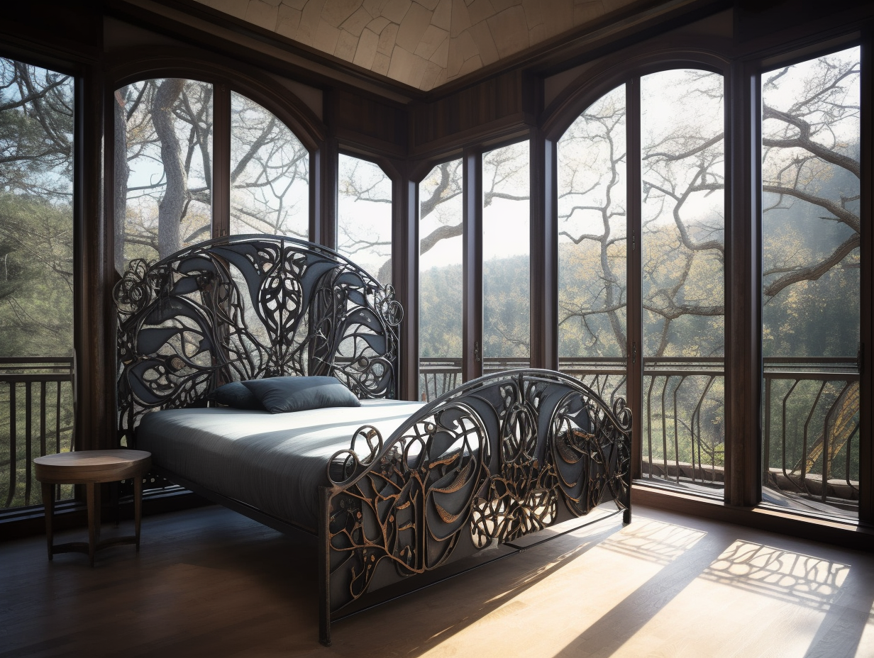 "Bożena" - ekskluzywne łóżko metalowe.